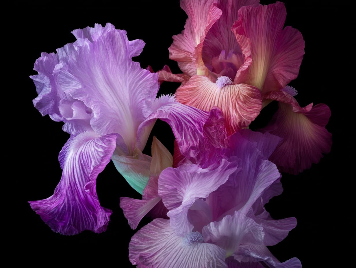 Abstract translucent artwork